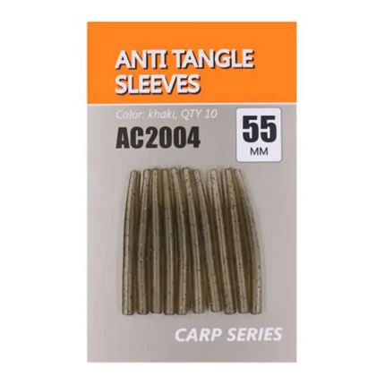 Antirasucitor Orange 55mm Anti Tangle Sleeves 10buc-Fire intinse