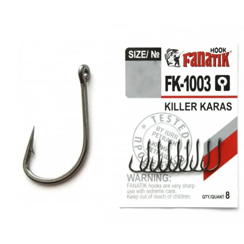 Carlig Fanatik FK-1003 No.10 Killer Karas-Fire intinse