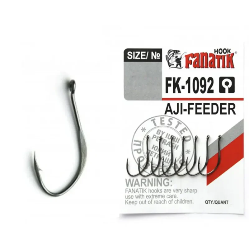 Carlig Fanatik FK-1092 No.6 Aji-Feeder-Fire intinse