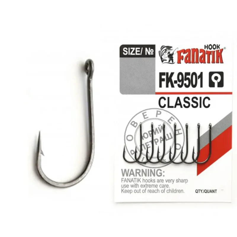 Carlig Fanatik FK-9501 No.4 Classik-Fire intinse