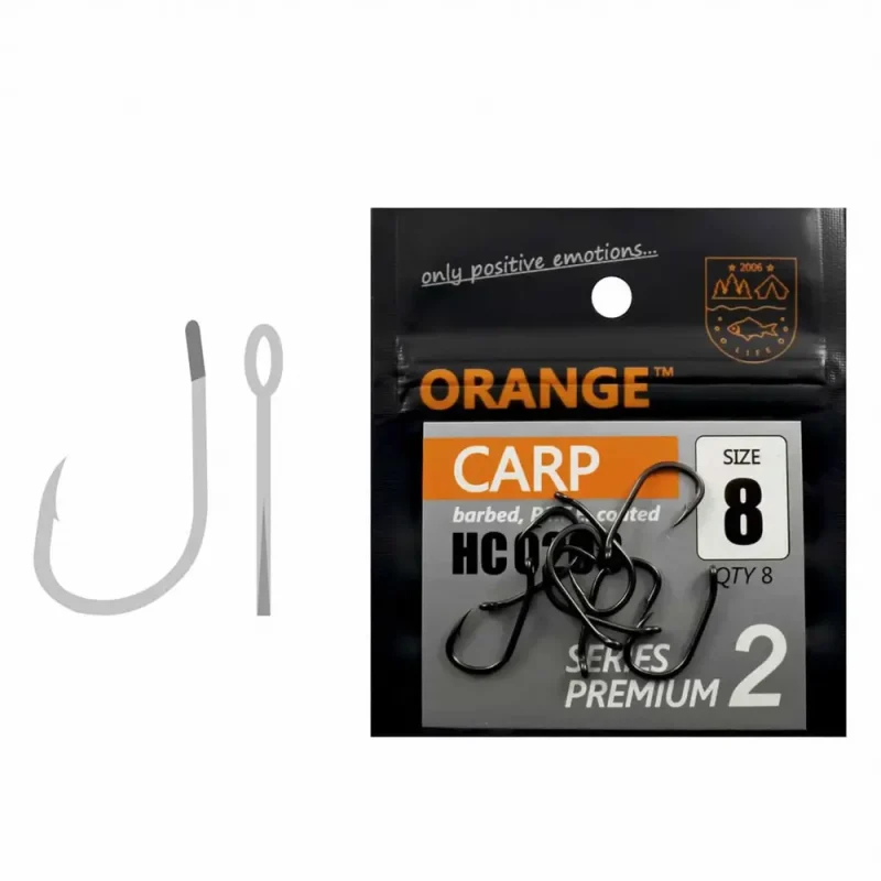 Carlig Orange no.12 Carp Hook Series 2-Fire intinse