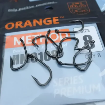 Carlig Orange no.14 Method Hook Series 1-Fire intinse