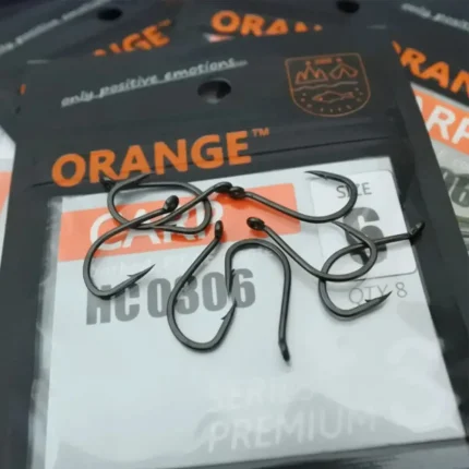 Carlig Orange no.16 Carp PTFE Coated Series Premium 3 8buc-Fire intinse