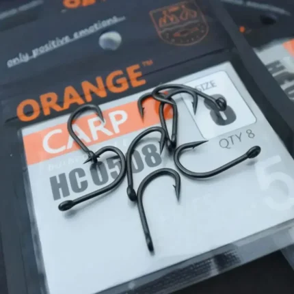 Carlig Orange no.18 Carp PTFE Coated Series Premium 5 8buc-Fire intinse