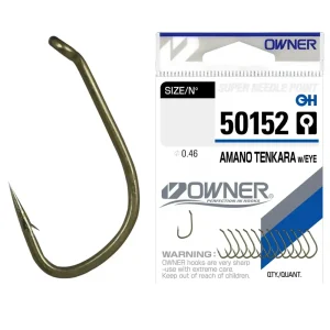 Carlig Owner 50152 No.10 Amano Tenkara Eye-Fire intinse