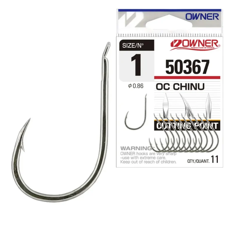 Carlig Owner 50367 No.6 Cut Chinu-Fire intinse