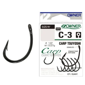 Carlig Owner C-3 No.8 Carp Tsuyoshi-Fire intinse