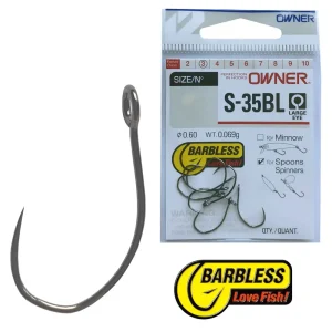 Carlig Owner S-35BL No.10 Spoon Spinner-Fire intinse