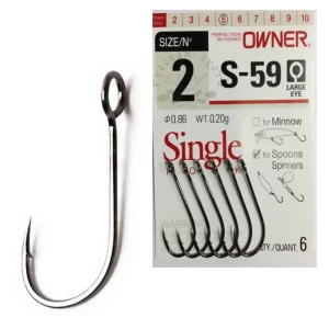 Carlig Owner S-59 No.8 Spoon Spinner-Fire intinse