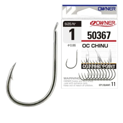 Carlig Owner 50367 No.3/0 Cut Chinu-Fire intinse