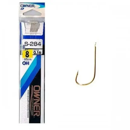 Carlige Legate Owner S-284 No.12 65cm 0,12mm-Fire intinse