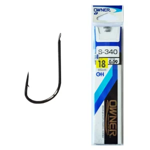 Carlige Legate Owner S-340 No.10 65cm 0,14mm-Fire intinse