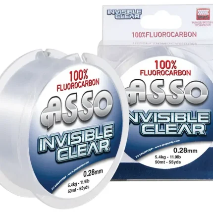 Fir Asso Fluorocarbon 0.11mm 1.30kg 50m Invisible Clear-Fire intinse