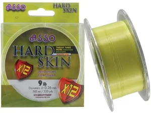 Fir Asso Hard Skin Siliconed 0.28mm 4.536kg 300m Green-Fire intinse