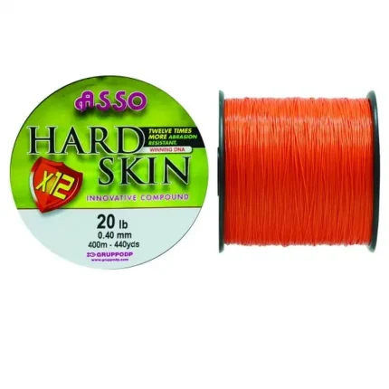 Fir Asso Hard Skin Solid 0.26mm 9lb 1900m Red-Fire intinse