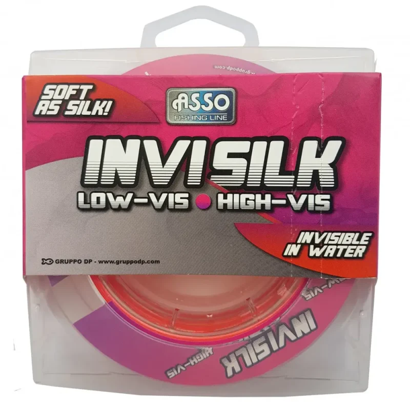 Fir Asso Invisilk 0.26mm 9.60kg 300m Pink-Fire intinse