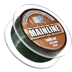 Fir Asso Mainline 0.30mm 5.44kg 1000m Green-Fire intinse