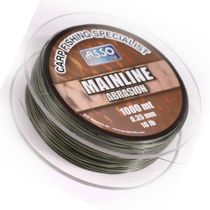 Fir Asso Mainline Abrasion 0.28mm 4.54kg 1000m Multicolor-Fire intinse