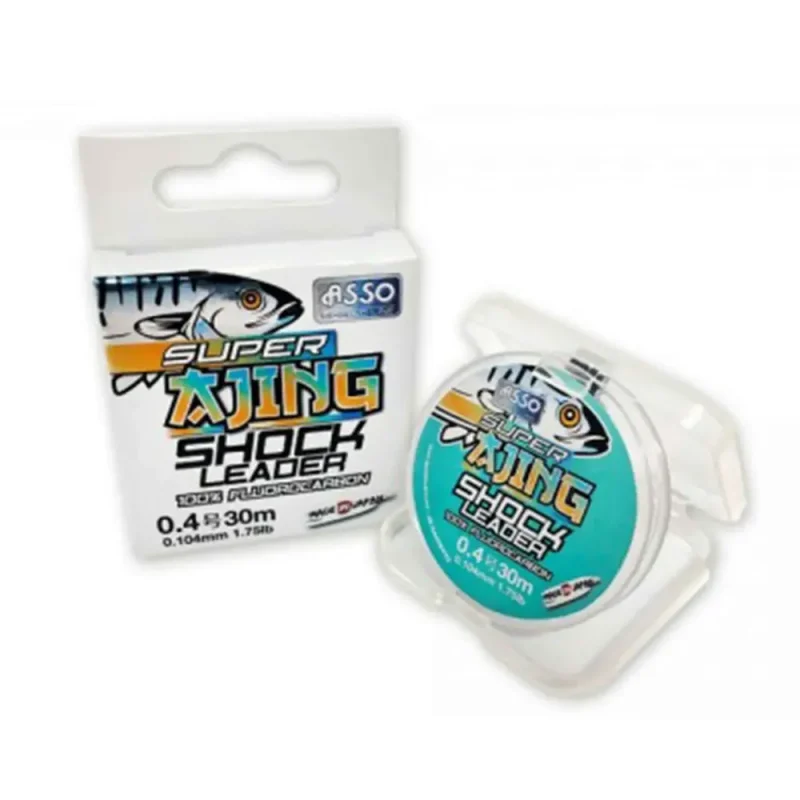 Fir Asso Super Ajing Shock 0.128mm 1.36kg 30m White-Fire intinse