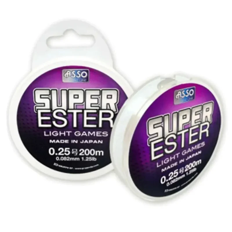 Fir Asso Super Ester 0.090mm 0.680kg 200m White-Fluo-Fire intinse