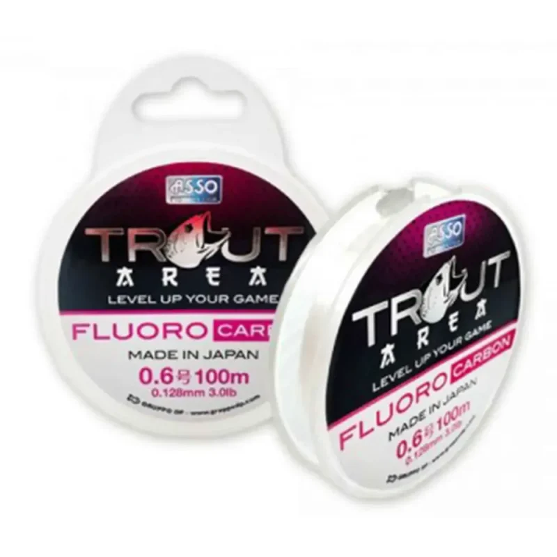 Fir Asso Trout Area Fluorocarbon 0.117mm 0.907kg 100m White-Fire intinse