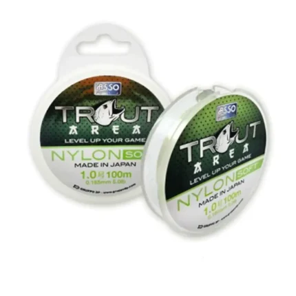 Fir Asso Trout Area Nylon Soft 0.148mm 1.814kg 100m Green-Fire intinse