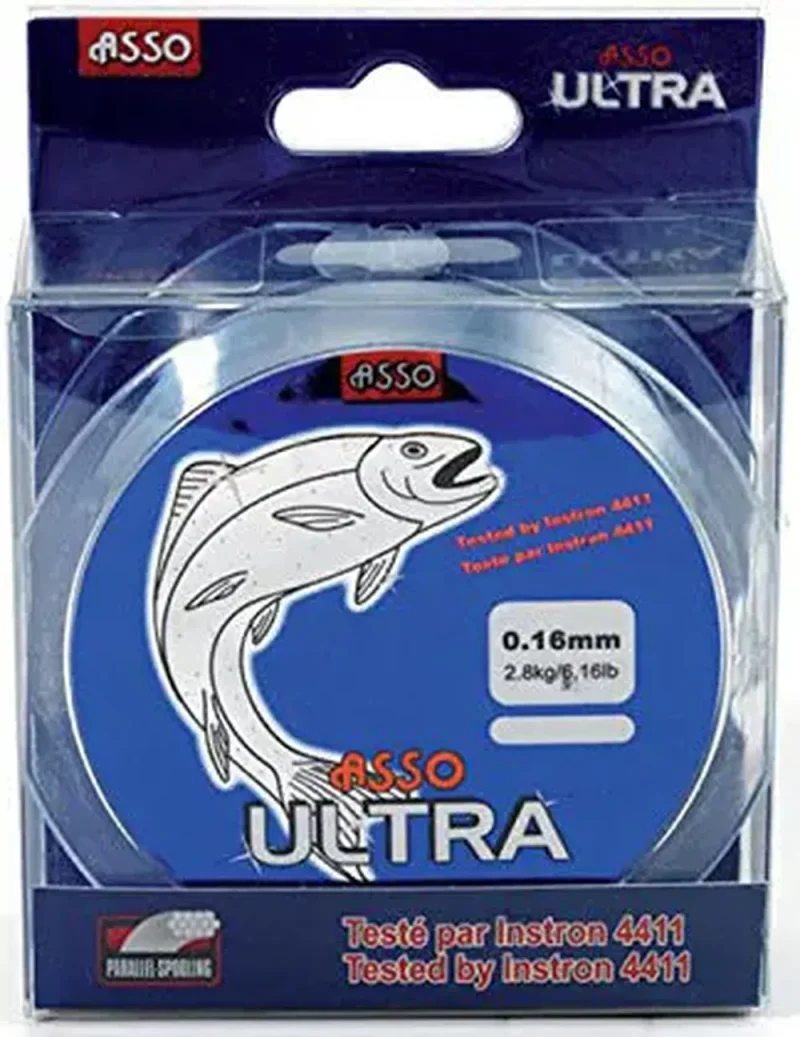 Fir Asso Ultra 0.10mm 2.00kg 100m Transparent-Fire intinse