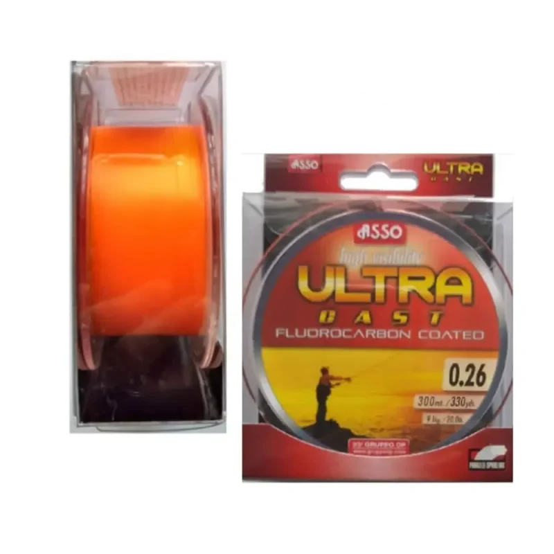 Fir Asso Ultra Cast 0.30mm 11.20kg 300m Orange-Fire intinse