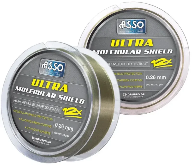 Fir Asso Ultra Molecular Shield 0.24mm 8.10kg 300m Dark Green-Fire intinse