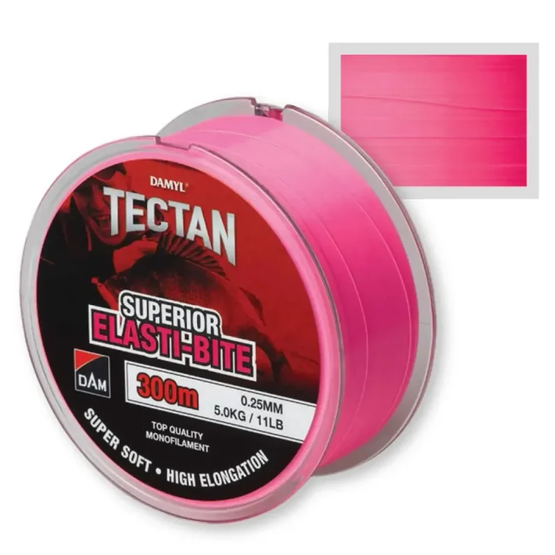 Fir Dam Damyl Tectan Superior Elasti-Bite 0.30mm 6.50kg 300m Roz-Fire intinse