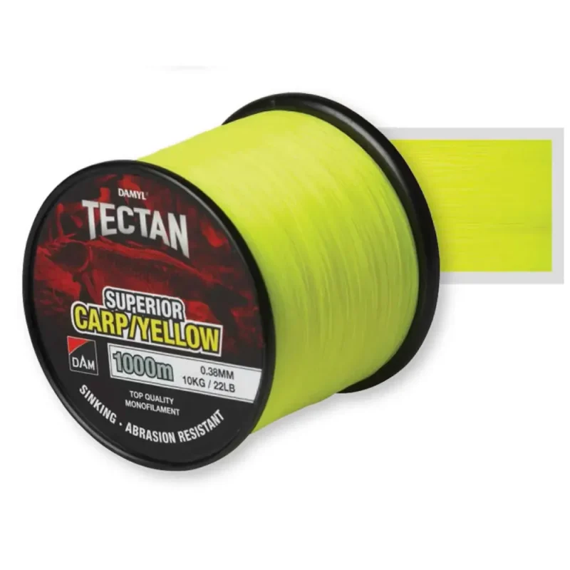 Fir Dam Tectan Superior Carp 0.33mm 8.00kg 1000m Yellow-Fire intinse