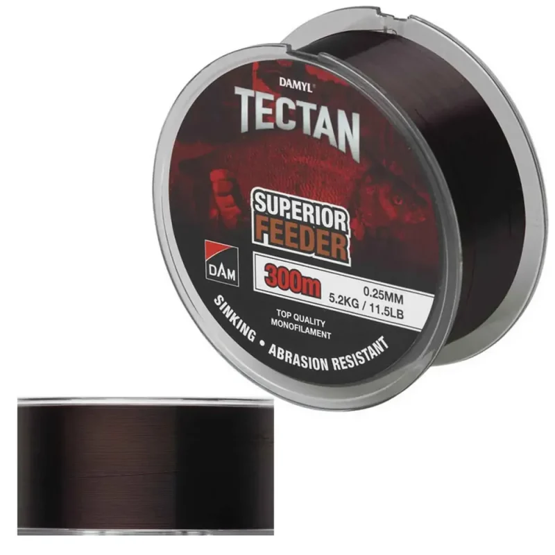 Fir Dam Tectan Superior Feeder 0.14mm 1.80kg 300m Brown-Fire intinse