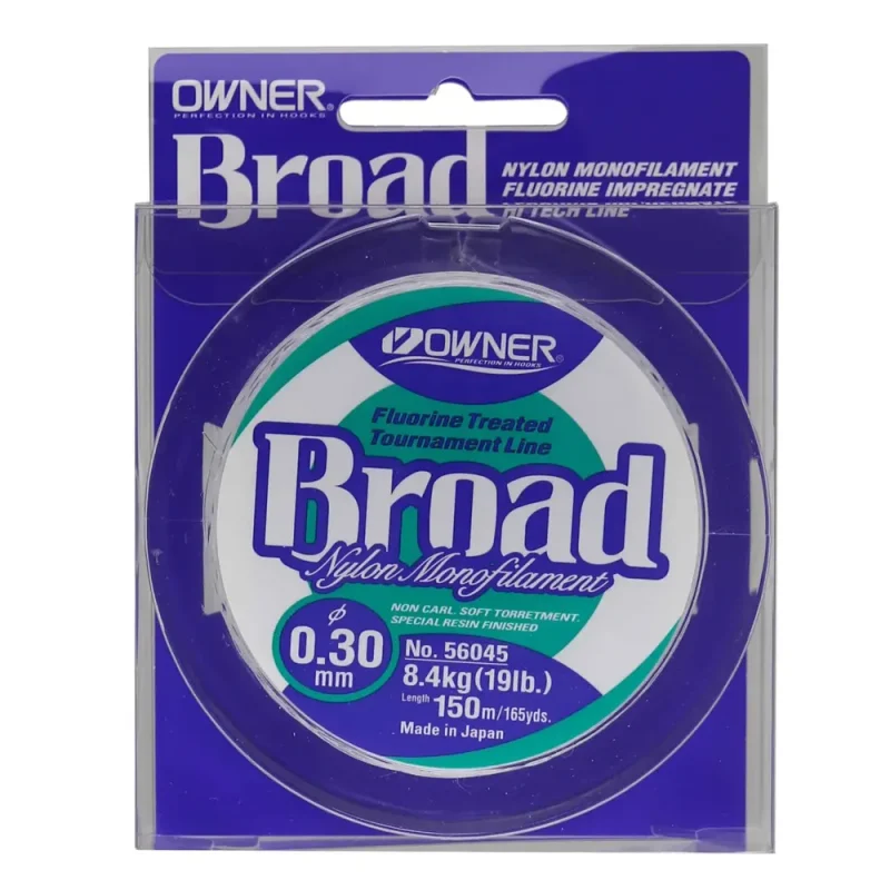 Fir Owner Broad Fluorine Treated 0.16mm 2.70kg 150m Natural Clear-Fire intinse