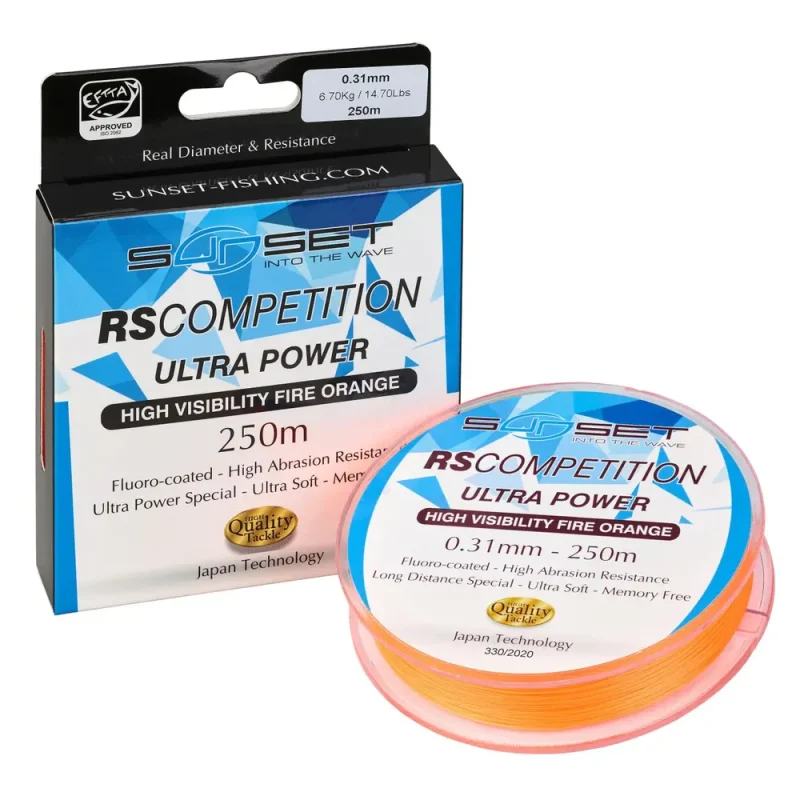Fir Sunset RS Competition Ultra Power 0.36mm 9.70kg 250m Hi-Visibility Orange-Fire intinse