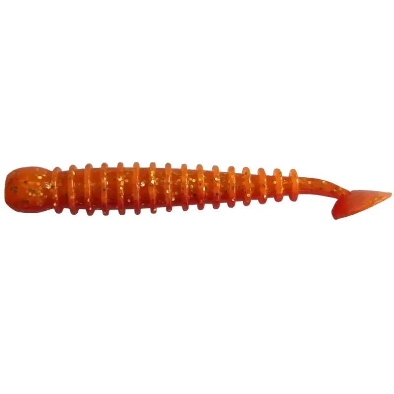 Grub Rock'N Bait Cultiva RB-2 31 Crab Orange Ring Kick Tail-Fire intinse