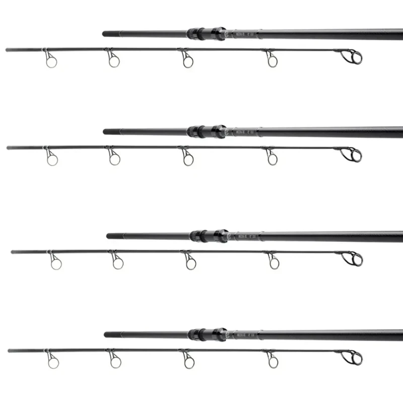 Kit 4 Lansete Prowess Insedia RS 3.90m 2tr 3.5lb-Fire intinse