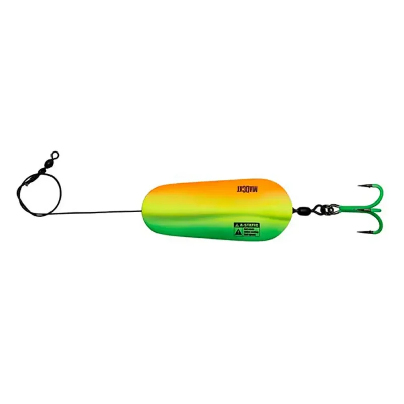 Madcat A-Static Rattlin Inline Spoons 125gr Firetiger-Fire intinse