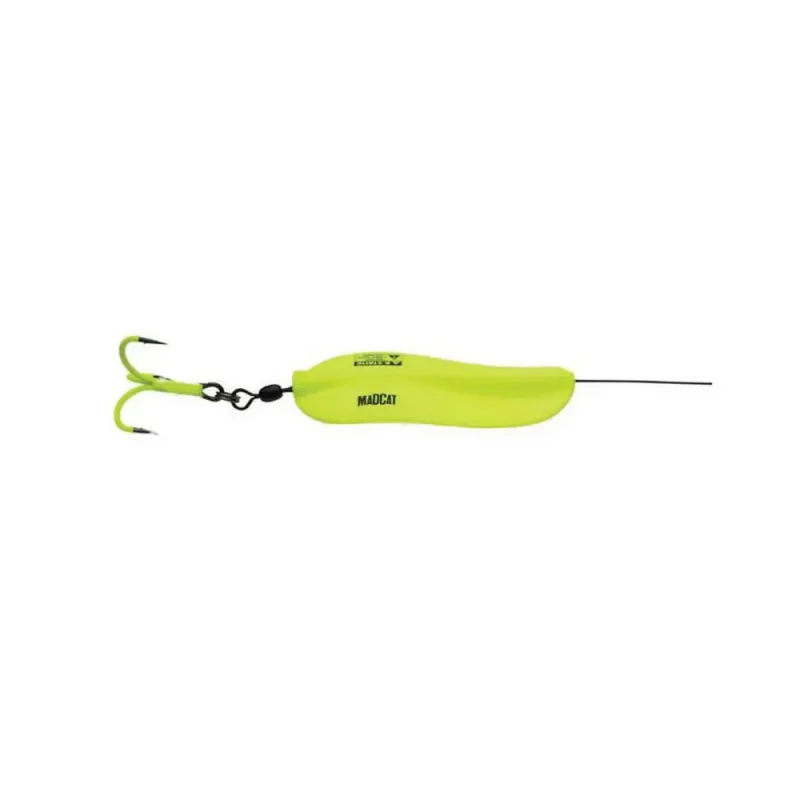 Madcat A-Static Rattlin Inline Spoons 125gr Fluo Yellow UV-Fire intinse