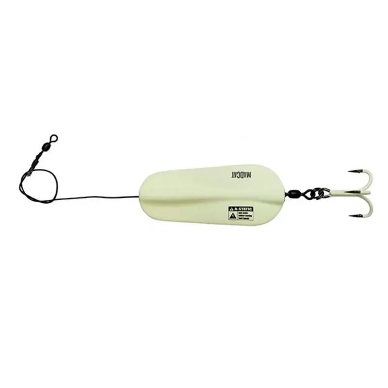 Madcat A-Static Rattlin Inline Spoons 125gr Glow-in-the-dark-Fire intinse