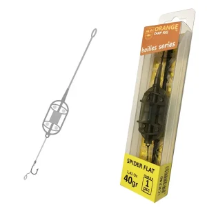 Montura Crap Orange 50gr Method Spider Flat 1 carlig No.4-Fire intinse