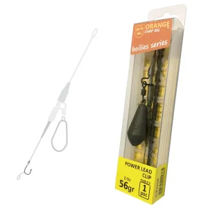 Montura Crap Orange cu Plumb 56gr Long Cast Plumb Pierdut 1 carlig Nr.4-Fire intinse
