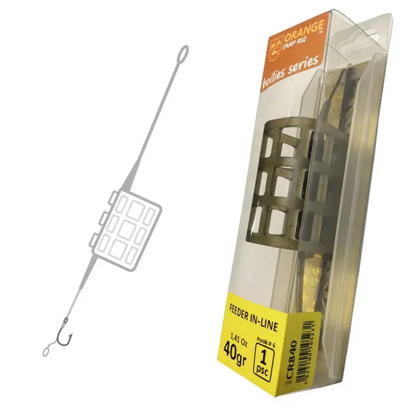 Montura Feeder Orange 49 60gr Nr.4 2in1 InLine-Fire intinse