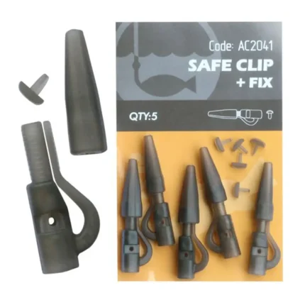 Orange Safe Clip+Fix+Tail Rubber 5buc-Fire intinse