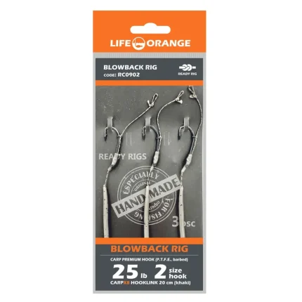 Rig Crap Blowback 08 Orange Series 9 No.8 15lb 3buc-Fire intinse