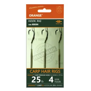 Rig Crap Orange Series 2 No.6 20Lb Crap Hair Rigs-Fire intinse