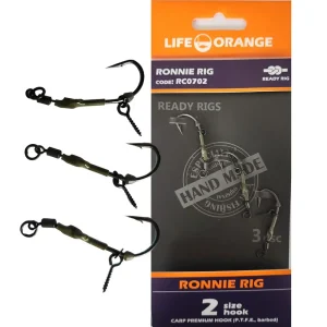Rig Crap Ronnie Rig 04 Orange Series 7 No.4 20lb 3buc-Fire intinse