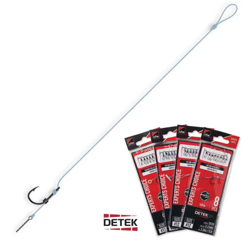 Rig Feeder DAM Detek Method Spike Rig No.14 0.22mm-Fire intinse