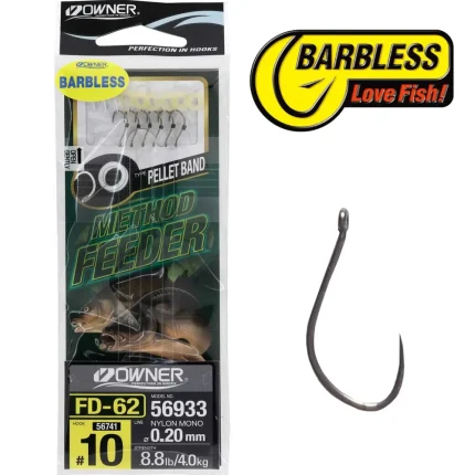 Rig Feeder Owner 56933 No.12 0.20 FD-62 Pellet Band BL-Fire intinse