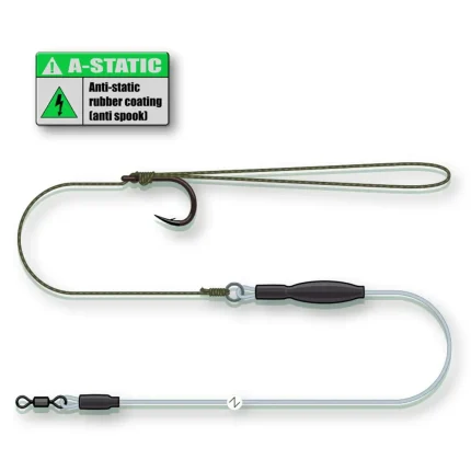 Rig Somn Madcat Pop-Up Pellet No.2/0 0.95mm 65cm A-Static Sinking-Fire intinse