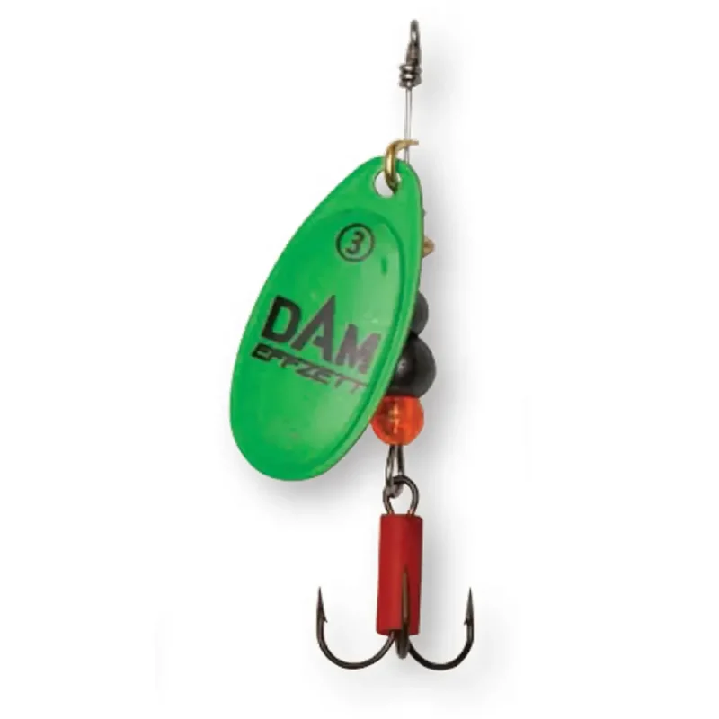 Rotativa 10gr DAM Effzett Fluo Green-Fire intinse